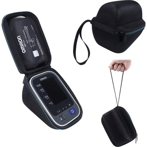 Hard Carrying Case for Omron 10 Series Wireless Upper Arm Blood Pressure Monitor with Cuff Standard and Large Arms (BP786/BP785)