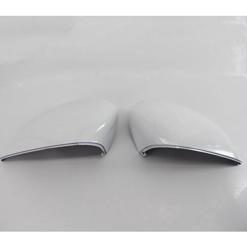 1 pair Side Wing Mirror Cover Cap Car Rear view Mirror Covers Casing Primed For Ford Fiesta 2009-2015 Auto Car Repair parts