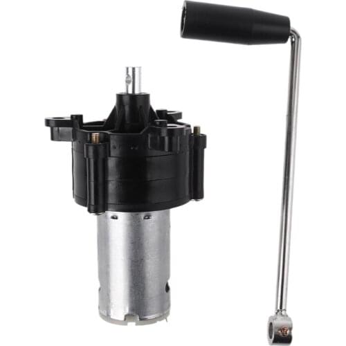 1pcs Wind Hydraulic Generator Hand Crank Dynamo Hand Crank Environmentally C90A