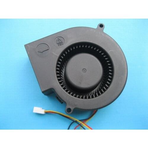 1 Pcs Brushless DC Blower Fan 12V 9733S 97x97x33mm 3pin Sleeve-bearing