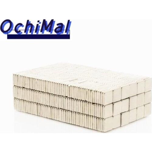 100-200pcs Strong Rare Earth Rectangular Magnets Neodymium Magneti Neodimio Calamita Potente Refrigerator Magnet Small Mini
