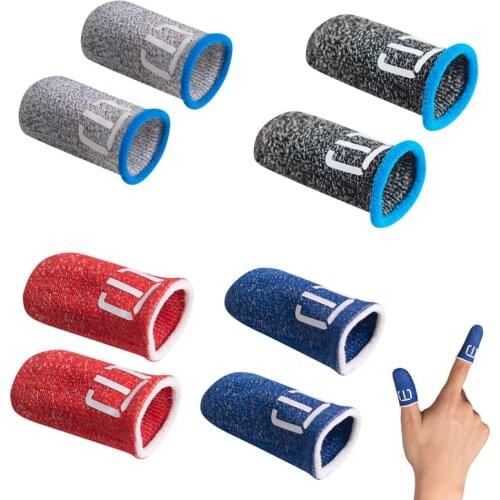 2 Pcs Phone Games Sweat-Proof Finger Gloves Thumbs Finger Cover Anti-slip Cot Sleeve For PUBG Touch Screen Game Practical Access