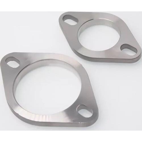 1pcs car Accessories accessories Universal stainless steel exhaust muffler flange exhaust pipe connection 51mm 63mm 76mm joint