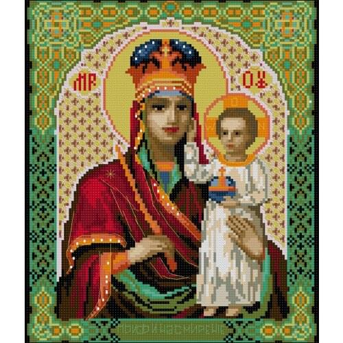 Diamond Painting Full Square Religion Icon of Leader Diamond Mosaic True Religious Women Diamond Embroidery Z3600