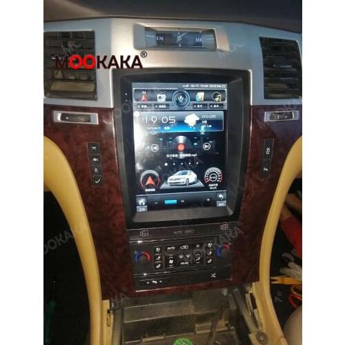 For Cadillac Escalade Car GPS Navigation Android 10 64GB Tesla style HeadUnit Auto Stereo Multimedia Player Radio Tape Recorder