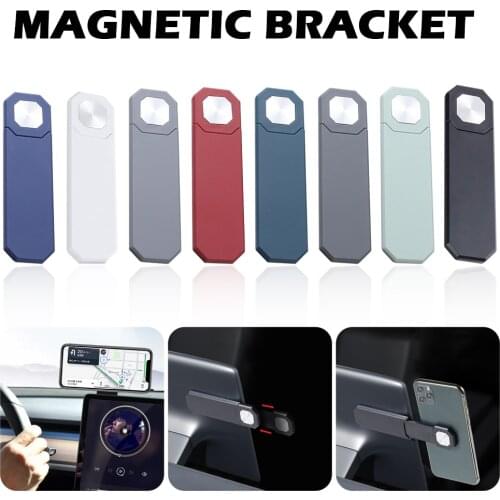 Car Phone Holder Magnetic Navigation Screen Side Phone Mount Adjustable Bracket for Tesla Model 3 Y X S