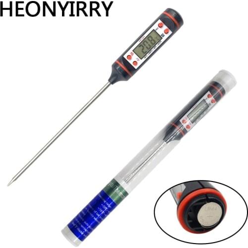 Digital Meat Thermometer Cooking Food Kitchen BBQ Probe Water Milk Oil Liquid Oven Digital Temperaure Sensor Meter Thermocouple