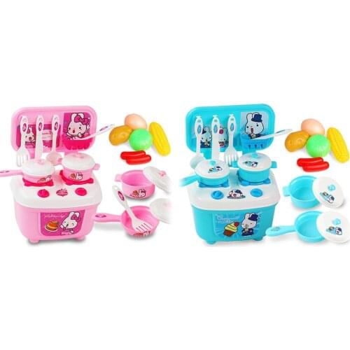 16pcs Kid Play House Toy Set Cut Fruit Vegetables Food Kitchen Pretend Play Fruit Cutting Table Kitchen Toys Gifts For Children