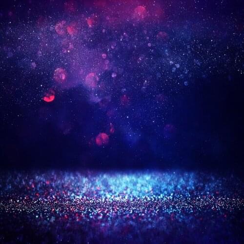 Laeacco Dark Blue Polka Dots Light Bokeh Stage Party Baby Newborn Love Pattern Photographic Backdrop Photo Background Photocall