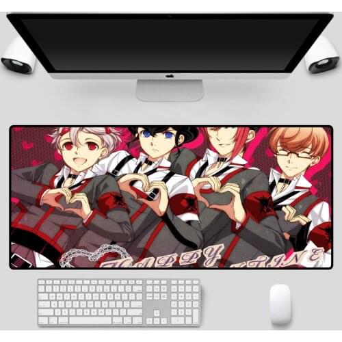 Mairuige Gaming Mouse Pad Animal Four Handsome Boys Black Seams Computer Notebook Office Gaming Accessories Mouse Pad Desk