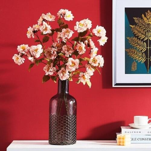 1pc Artificial Flower Rose Branch Wedding Home Party Flower Arrangement Hotel Floral Decoration Fake Flowers