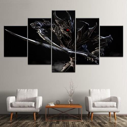 Canvas Painting cool Hawk Eagle 5 Pieces Wall Art Painting Modular Wallpapers Poster Print for living room Home Decor