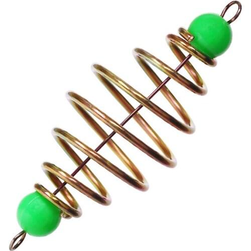 10PCS Stainless steel bait cage, net basket, feeder, bait cage, fishing accessories connector