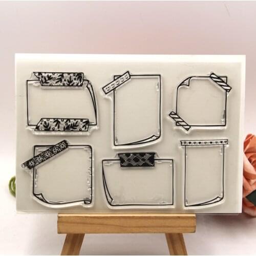 KLJUYP Labels Clear Stamps Scrapbook Paper Craft Clear stamp scrapbooking