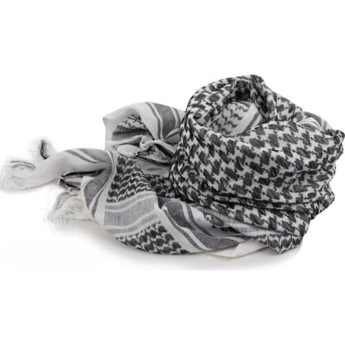 Men Women Unisex Army Military Tactical Arab Shemag Cotton Scarves Hunting Paintball Head Scarf Face Mesh Desert Bandanas Scarf