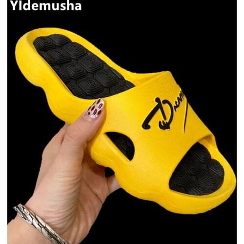 2021 Unisex Summer Men Beach Slippers Wedge Sandals Beach Slippers Mens Slippers New Fashion Casual Shoes Men Lovers Sneakers