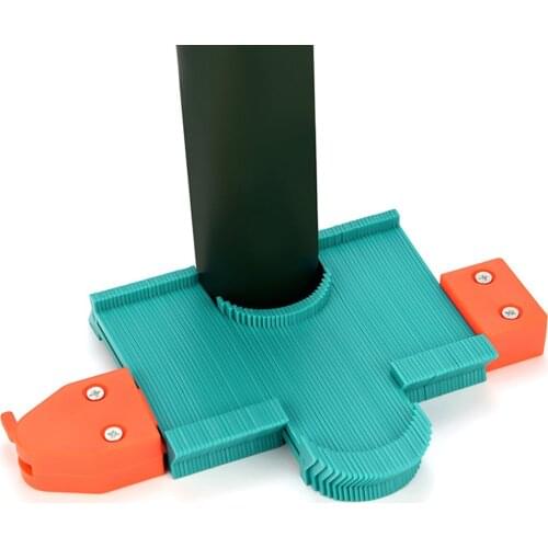 Newest Multi-function Contour Profile Gauge Tiling Laminate Tiles Edge Shaping Wood Measure Ruler ABS Contour Gauge Duplicator