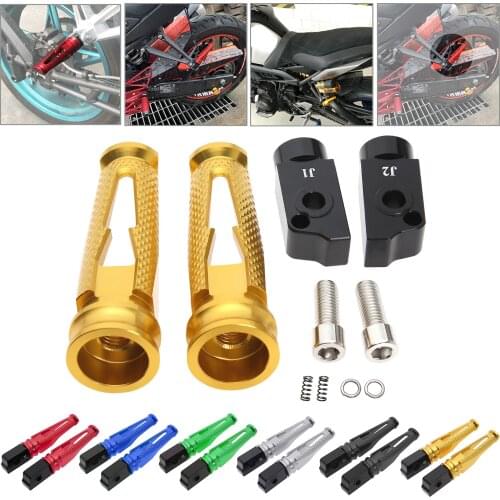 Motorcycle Aluminum Rear Foot Pegs Pedal Passenger Footrest For Aprilia GPR125 GPR150 APR150-6 CR150