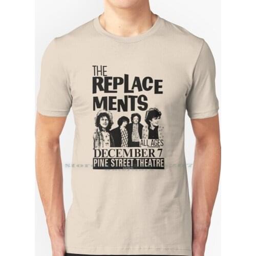 The Replacements Flyer T Shirt 100% Pure Cotton Replacements Vintage 80s Paul 90s Band Westerberg Eighties Minnesota