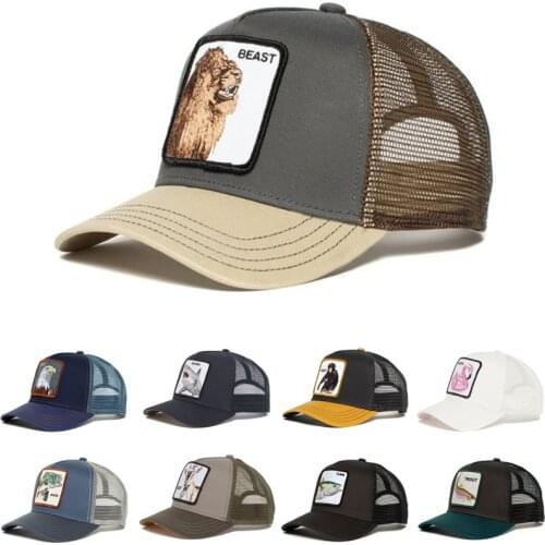 High Quality Fashion Animal PANTERA Anime Snapback Cotton Baseball Cap Men Women Hip Hop Dad Mesh Trucker Hat Dropshipping