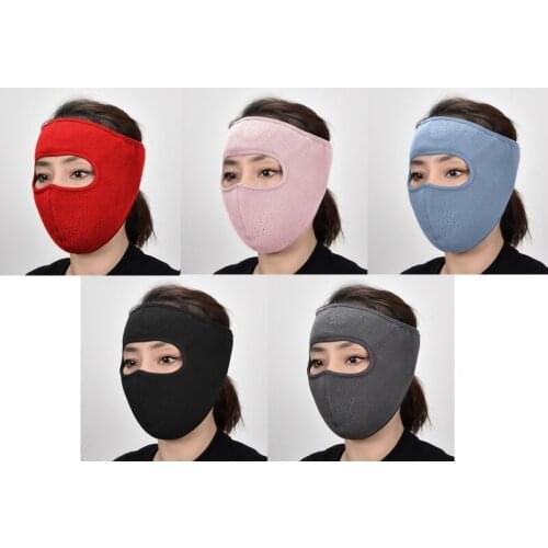 Winter Warm Sports Face Cover Washable Neck Mask Sun Dust Wind Proof Ear Loops Motorcycle Cycling Outdoors Cold Weather Cycling