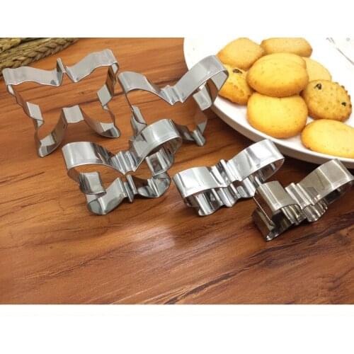 1SET Animal Flower Shape Biscuit Mould Stainless Steel Cake Tool Cookie Mould Fondant Stamps Cutters Specialized PD 005