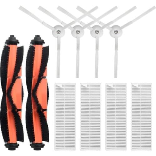 10Pcs For Xiaomi Mijia G1 Main Brush Side Brush Filter For Xiaomi Mijia G1 Robot Vacuum Cleaner Accessories