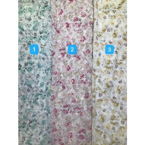 100% Cotton Cloth Lace Trim Embroidered Lace Fabric Width 33CM Clothing Dress Curtains Diy Sewing Accessories