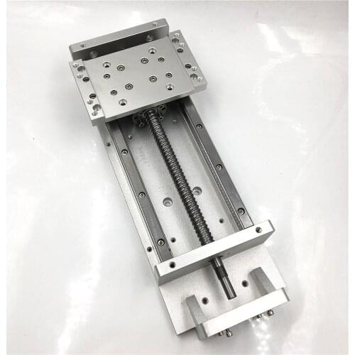 500mm Stroke Sliding Table Square Rails Linear Stage Actuator SFU1605 C7 Ballscrew Cross Slide Working Table CNC