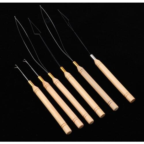 6 Pc Kit for Micro Ring Link Hair Extensions:, Micro Pulling , Loop