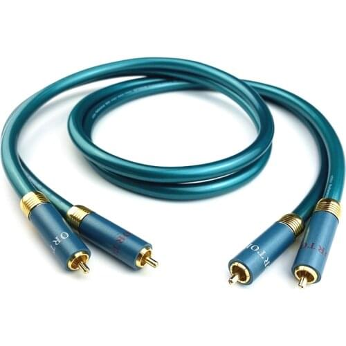 Audiophile RCA Cable Ortofon 8NX OFC Pure Copper HIFI Audio Cables