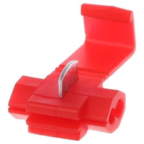 Auto 10pcs 2 Pin T Shape Wire Cable Connectors Terminals Crimp Lock Quick Splice Car Kit Tool