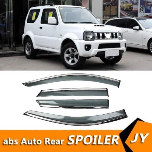 For Suzuki Jimny 2012-2015 Window Visor Vent Shades Sun Rain Deflector Guard For Suzuki Jimny Auto Accessories 4PCS/SET