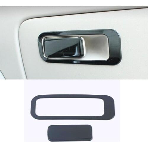 For Hyundai Tucson NX4 2021 2022 Silver Car Decoration Sticker Co-Pilot Glove Box Handle Cover Trim Interior Accessories