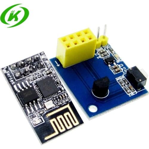ESP8266 ESP-01 ESP01 DS18B20 Temperature Humidity Sensor Module Esp8266 Wifi Wireless NodeMCU Adapter Board IOT