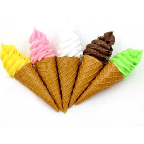 Simulated ice cream cup cake cone model fake ice cream cold food dessert photo props kids play toys