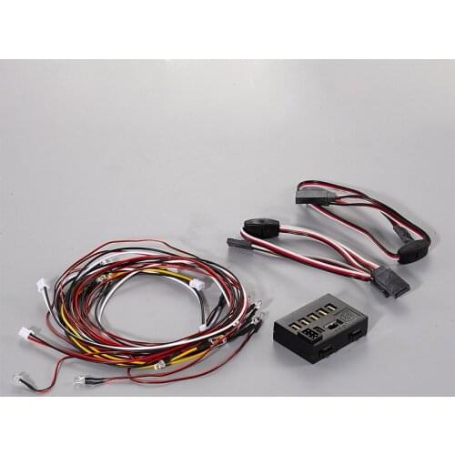 Killerbody 48625 LED Unit Set w/Control Box 14 LEDS fit for 1/10 Toyota Land Cruiser & Cockpit NOT Assembled