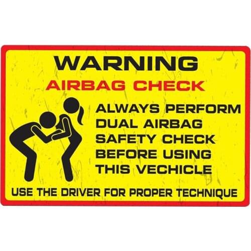 Creative 13cm X8.4cm BOOBS CHECK Sticker Decal Funny Car Truck 4X4 Offroad 4wd Dirt JDM Race Sunscreen Car Accessories