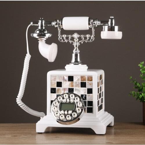 Creative Fashion Northern European Style Antique Telephone Retro Domestic Office Old Living Room Antique Fixed Landline Machine