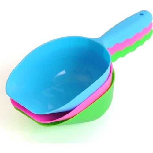 Cat Dog Food Shovel Mutli-function Feeding Spoon Portable Cat Litter Bag Sand Scoop Measuring Cup Plastic Clean Food Shovel