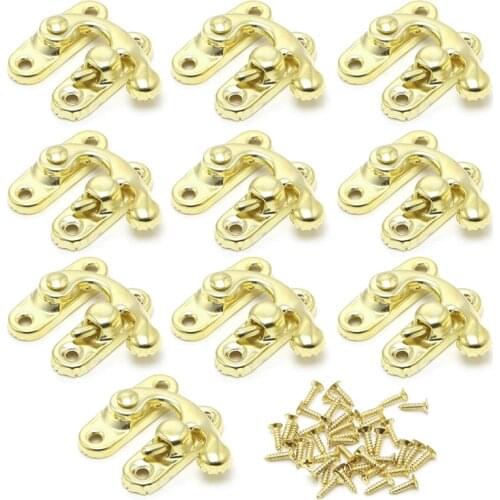 Metal Catch Curved Buckle Horn Lock 10x Antique Clasp Hook Gift Jewelry Box Padlock Windows 10 Pro Key Magnet Washi