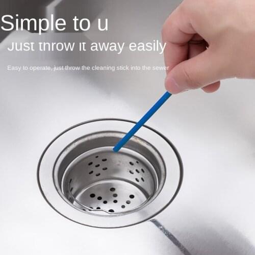 Multi-function Pipe Cleaning Stick Pipe Dredger Kitchen Toilet Floor Drain Device Sterilization Deodorization Clean Stick Useful