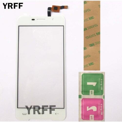 Mobile Touch Screen Panel For Homtom HT37 Touch Screen Digitizer Glass Panel Touch Front Glass Replacement 5.0'' 3M Glue Wipes