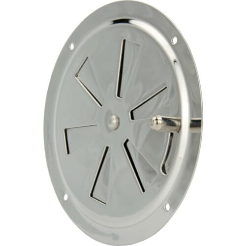 Marine Air Vent Stainless Steel Butterfly Boat Round Louvered Vent 125mm