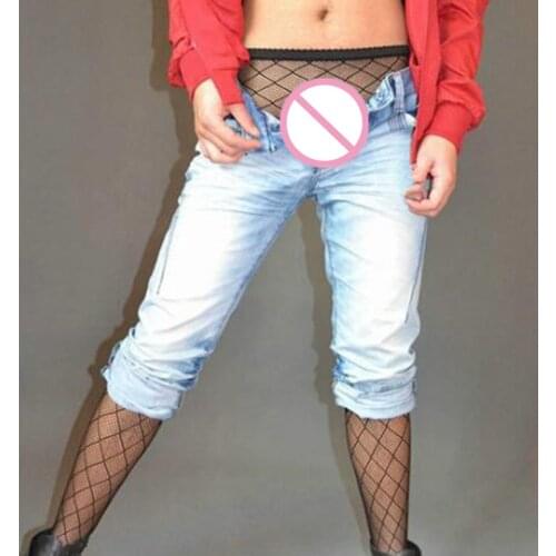 Mens Pantyhose Summer Mens Fishnet Tights Plus Size Men Gay Sexy Porno Exotic Stockings for Adult Male Underwear Dropshipping