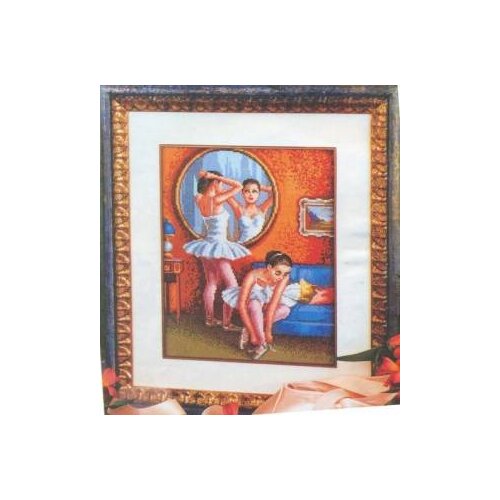 Powder Room Ballet Girl Pretty Sewing Kit Embroidery Needlework 14CT Unprinted Cross Stitch Kits DIY Handmade Art Home Decor