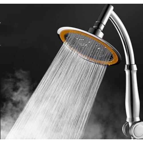 4/6 Inch Adjustable 2 Mode ABS Bathroom Shower Head Ultra-Thin Large Rainfall Shower Head High Pressure Hand Held Shower Head