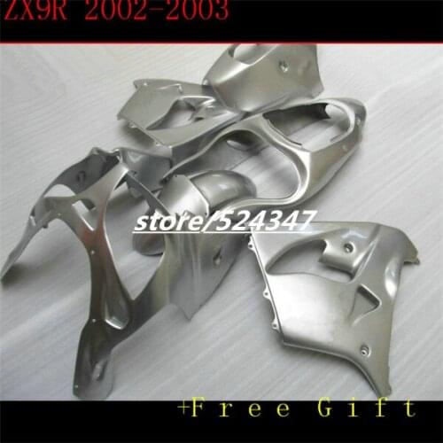 Selling motorcycles from repsol for Ninja ZX9R 02-03 ZX9R kawasaki Ninja 2002 2003 9 r ZX9R all silver fairing body