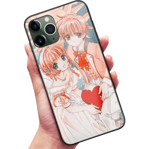 Cardcaptor Sakura Syaoran Li Tempered Glass Soft Silicone Phone Case Cover Shell For IPhone SE 6s 7 8 Plus X XR XS 11 Pro Max