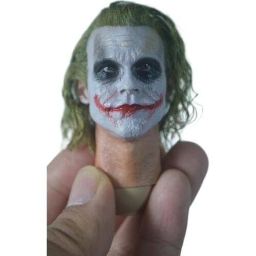 1/6 Joker The Robber Edition Wool Hair Head Sculpt For 12'' Action Fgiure